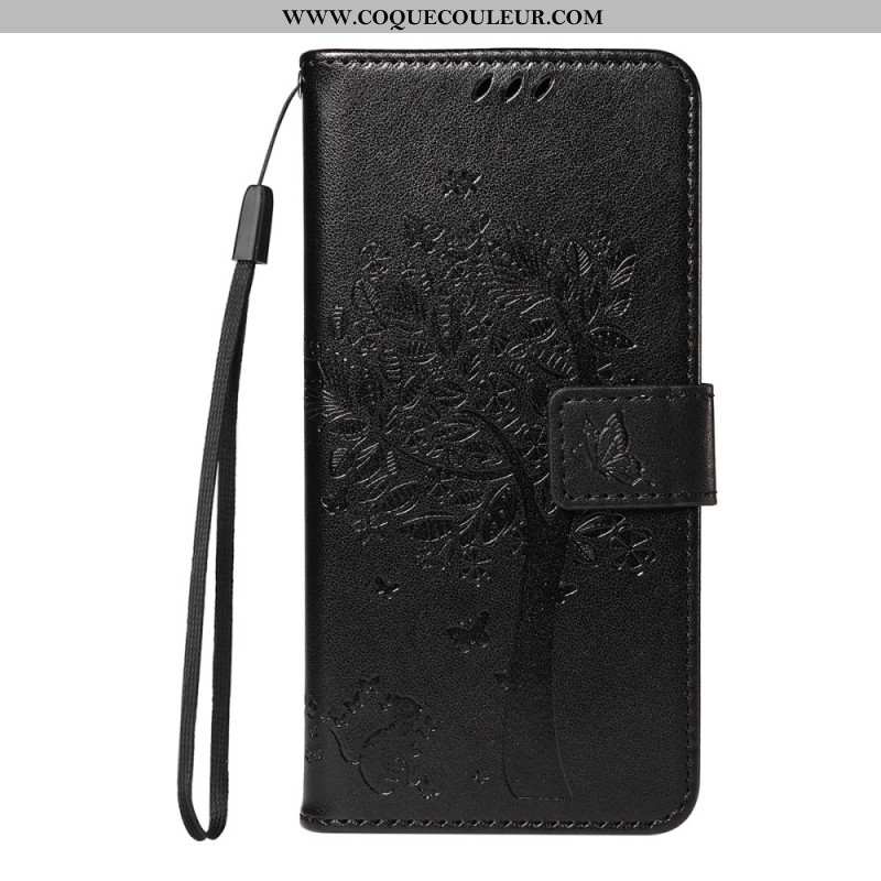 Housse Xiaomi Redmi Note 15 Pro 5G Motif Chat et Arbre