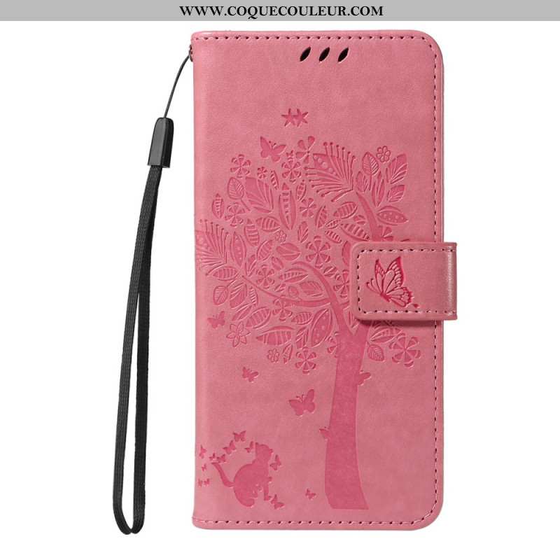 Housse Xiaomi Redmi Note 15 Pro 5G Motif Chat et Arbre