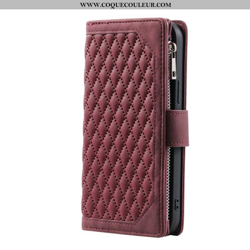 Housse Xiaomi Redmi Note 15 Pro 5G Matelassée Design Rétro