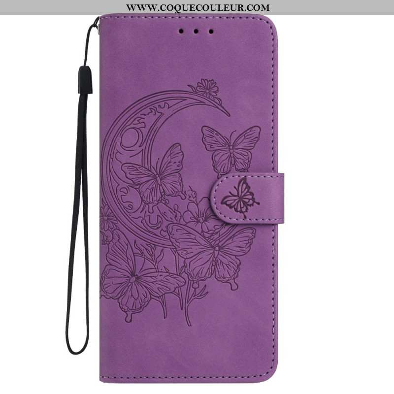 Housse Xiaomi Redmi Note 15 Pro 5G Motif Papillon et Fleur