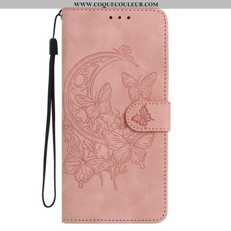 Housse Xiaomi Redmi Note 15 Pro 5G Motif Papillon et Fleur