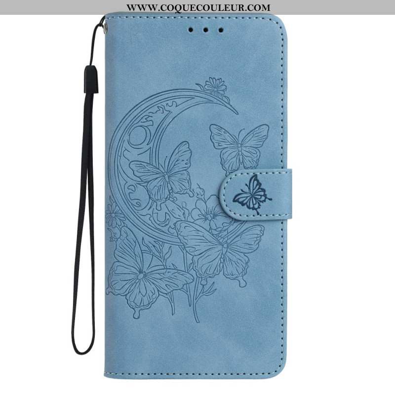Housse Xiaomi Redmi Note 15 Pro 5G Motif Papillon et Fleur