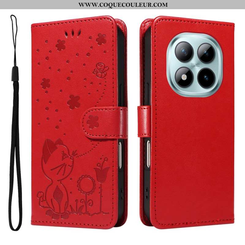 Housse Xiaomi Redmi Note 15 Pro Plus 5G / Poco M8 Pro 5G Motif Chat et Abeille