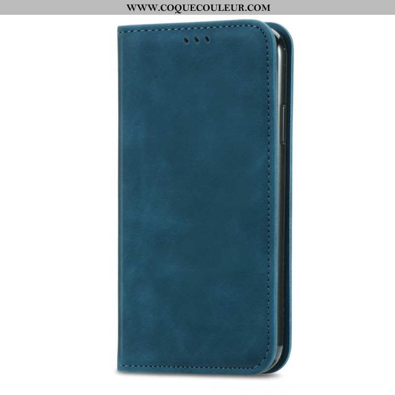 Flip Cover Xiaomi Redmi Note 15 Pro Plus 5G / Poco M8 Pro 5G Effet Daim