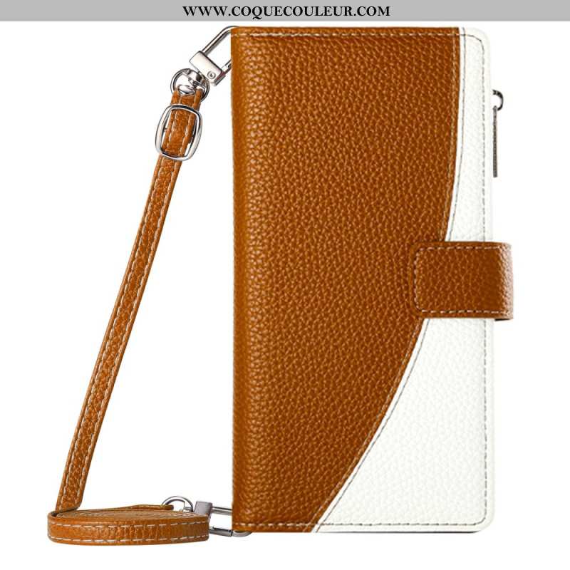 Housse Xiaomi Redmi Note 15 Pro Plus 5G / Poco M8 Pro 5G Bicolore avec Sangles