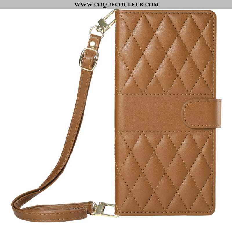 Housse Xiaomi Redmi Note 15 Pro Plus 5G / Poco M8 Pro 5G Matelassée avec Sangles