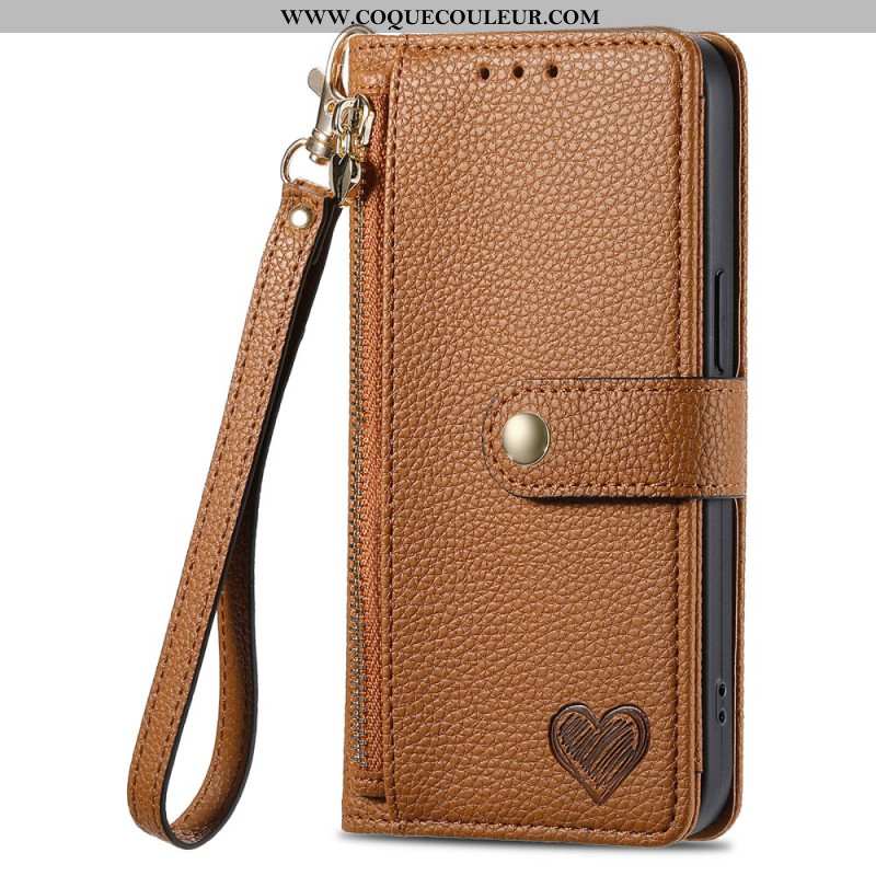 Housse Xiaomi Redmi Note 15 Pro Plus 5G / Poco M8 Pro 5G Blocage RFID Design Coeur