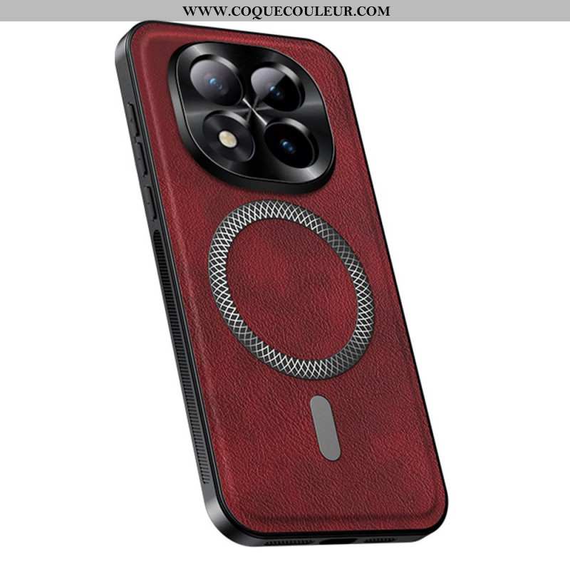 Coque Xiaomi Redmi Note 15 Pro Plus 5G / Poco M8 Pro 5G Magnétique Effet Cuir