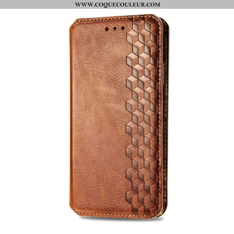 Flip Cover Xiaomi Redmi Note 15 Pro Plus 5G / Poco M8 Pro 5G Motif Losange