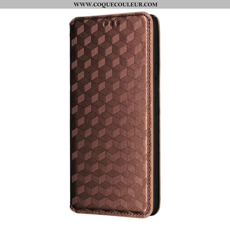 Flip Cover Xiaomi Redmi Note 15 Pro Plus 5G / Poco M8 Pro 5G Losanges Brillants