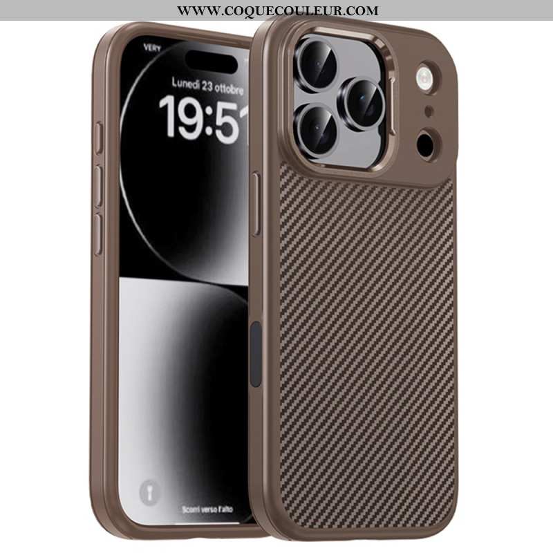 Coque iPhone 17 Pro Max Fibre Carbone IPAKY
