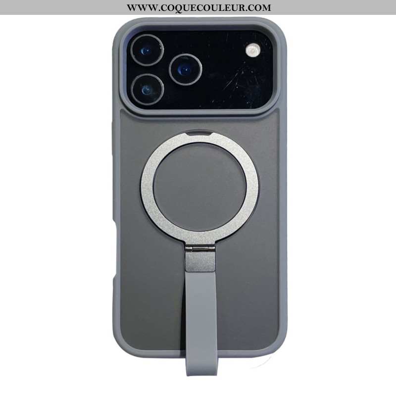 Coque iPhone 17 Pro Max Dragonne Intégrée et Support Métallique