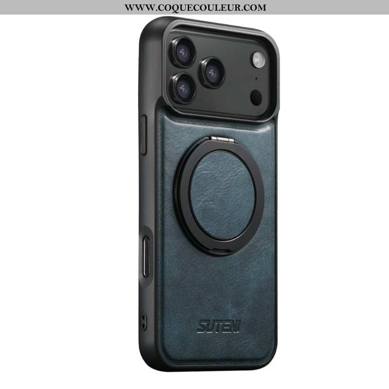 Coque iPhone 17 Pro Max Compatible MagSafe avec Support Rotatif SUTENI