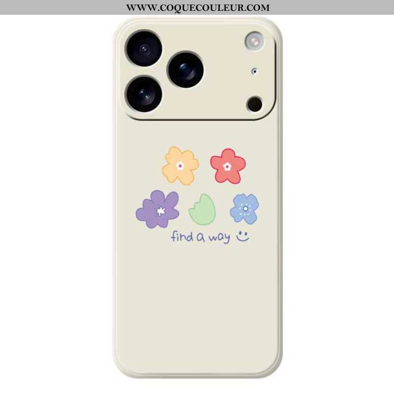 Coque iPhone 17 Pro Max Fleurettes