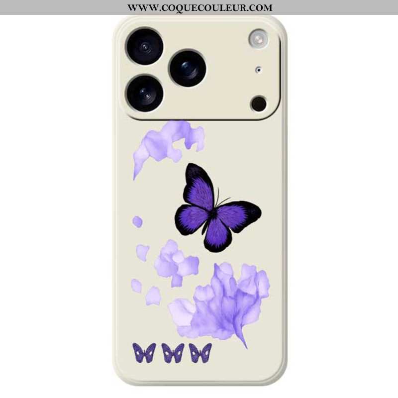 Coque iPhone 17 Pro Max Papillons