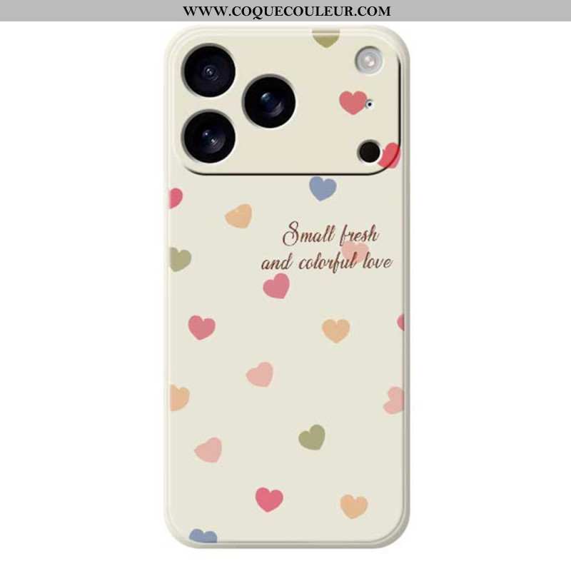 Coque iPhone 17 Pro Max Coeurs