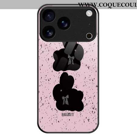 Coque iPhone 17 Pro Max Verre Trempé Rose et Noire