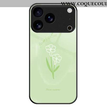 Coque iPhone 17 Pro Max Verre Trempé Flowers