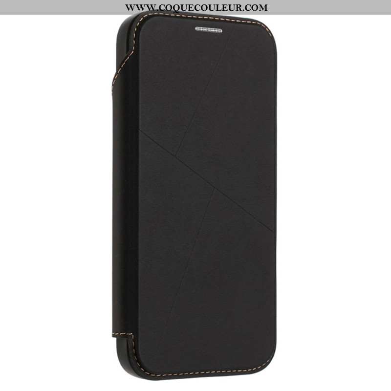 Flip Cover iPhone 17 Pro Max Fermeture Magnétique et Porte-Cartes