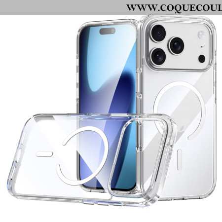 Coque iPhone 17 Pro Max Compatible MagSafe Transparente