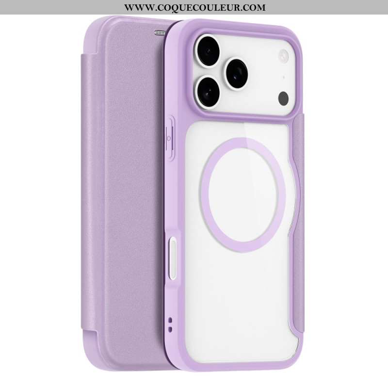 Flip Cover iPhone 17 Pro Max Compatible MagSafe Skin X Pro Series DUX DUCIS