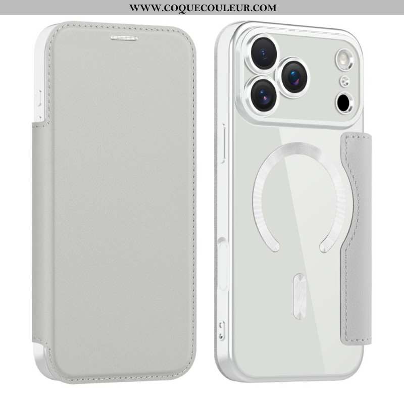 Flip Cover iPhone 17 Pro Max Compatible MagSafe avec Blocage RFID
