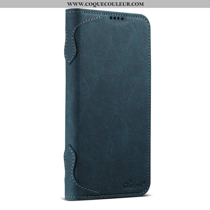 Flip Cover iPhone 17 Pro Max Compatible MagSafe Premium Vintage