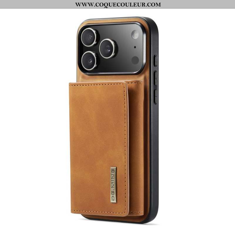 Coque iPhone 17 Pro Max Portefeuille Détachable DG.MING