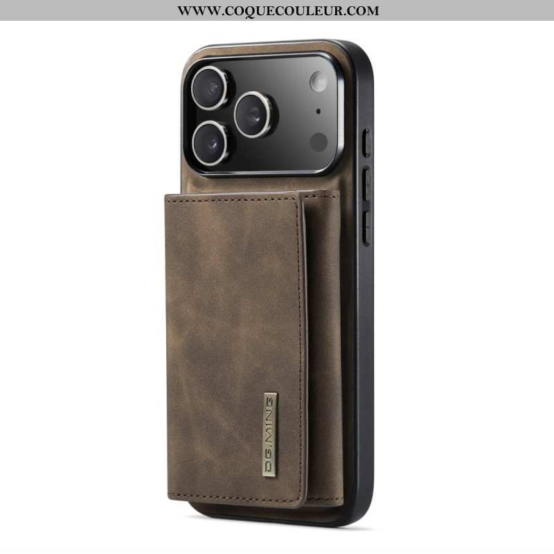 Coque iPhone 17 Pro Max Portefeuille Détachable DG.MING