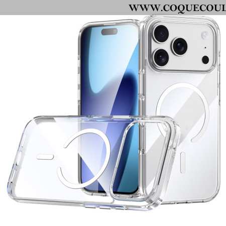 Coque iPhone 17 Pro Compatible MagSafe Transparente
