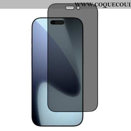 Protection en Verre Trempé Anti-Espion pour Écran iPhone 17 Pro