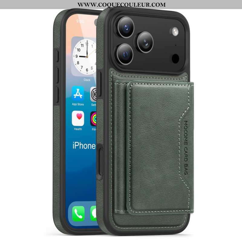 Coque iPhone 17 Pro MagSafe Premium avec Porte-Cartes Détachable