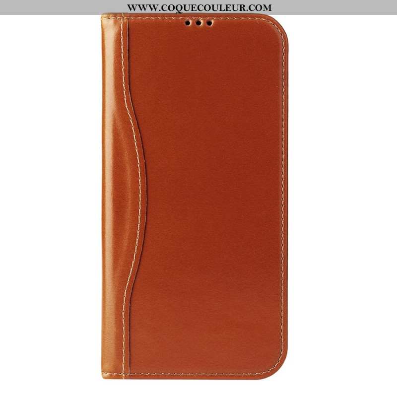 Flip Cover iPhone 17 Pro Cuir Premium Design
