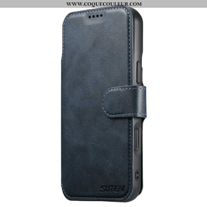 Housse iPhone 17 Pro Magnétique avec Coque Détachable Rétro