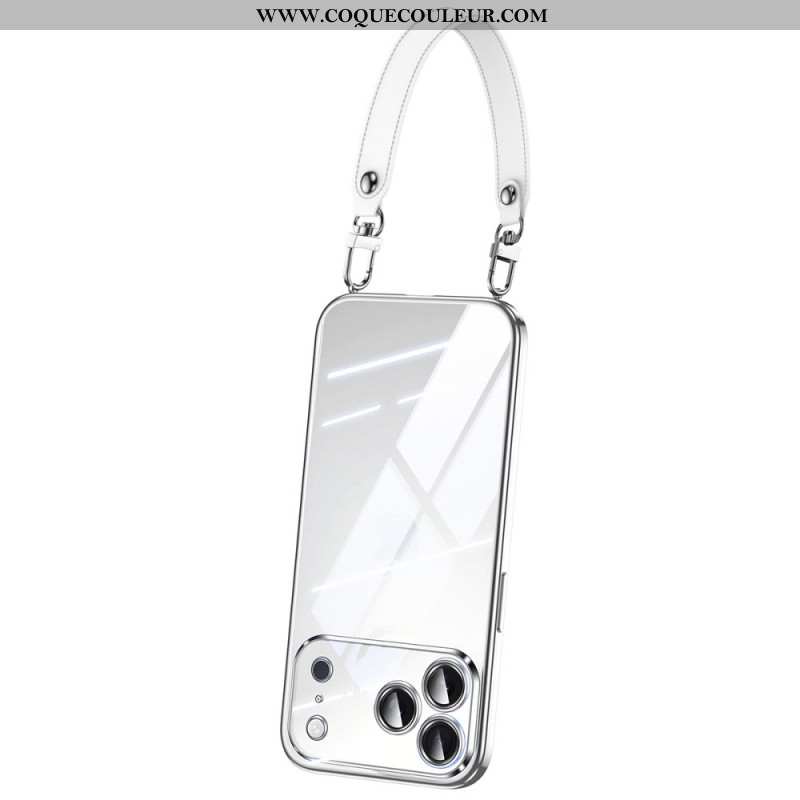 Coque iPhone 17 Pro Transparente avec Dragonne