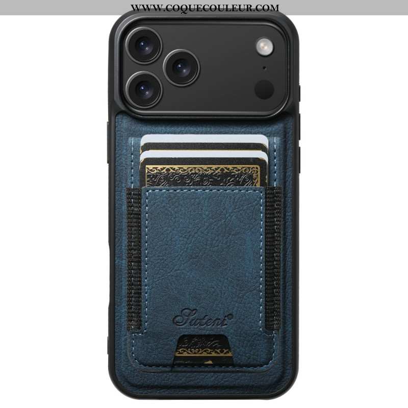 Coque iPhone 17 Pro MagSafe 2-en-1 Porte-Cartes Détachable