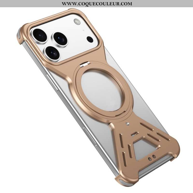 Coque Bumper iPhone 17 Pro MagSafe avec Support Rotatif