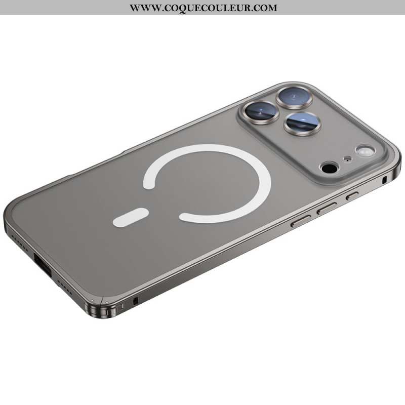 Coque iPhone 17 Pro Compatible avec MagSafe avec Verrou de Sécurité