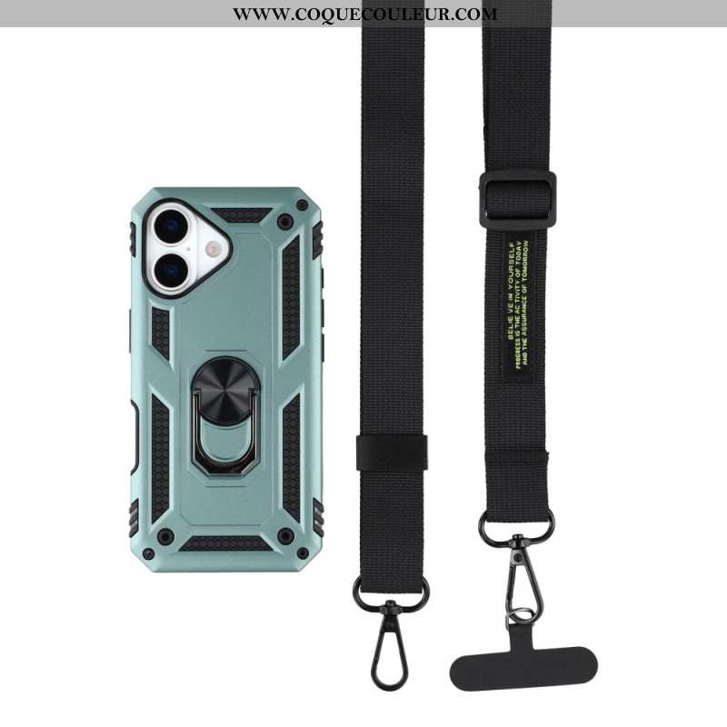 Coque iPhone 17 Protection Militaire avec Bandoulière