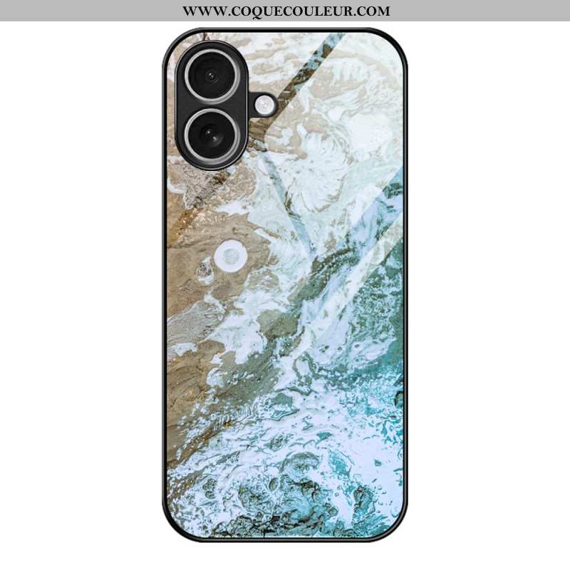 Coque iPhone 17 Verre Trempé Motif Marbre