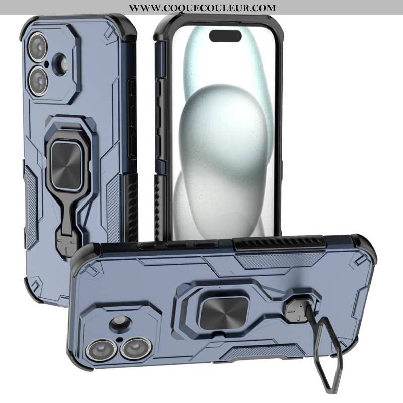 Coque iPhone 17 Ultra Résistante avec Support Rotatif