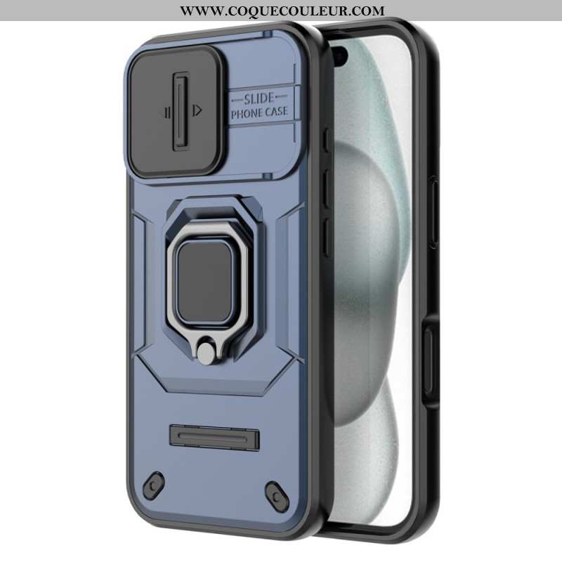 Coque iPhone 17 Ring Résistante avec Protecteur Caméra