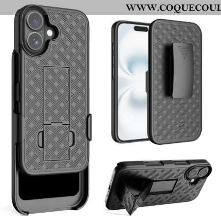 Coque iPhone 17 Coulissante avec Béquille et Clip