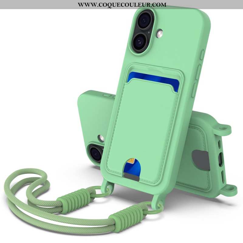 Coque à Cordon iPhone 17 Porte-Carte