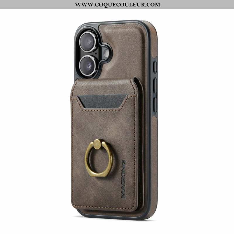 Coque iPhone 17 MagSafe avec Porte-Cartes RFID et Support Intégré