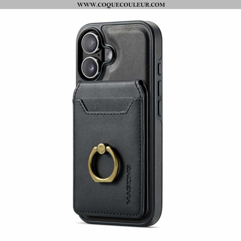 Coque iPhone 17 MagSafe avec Porte-Cartes RFID et Support Intégré