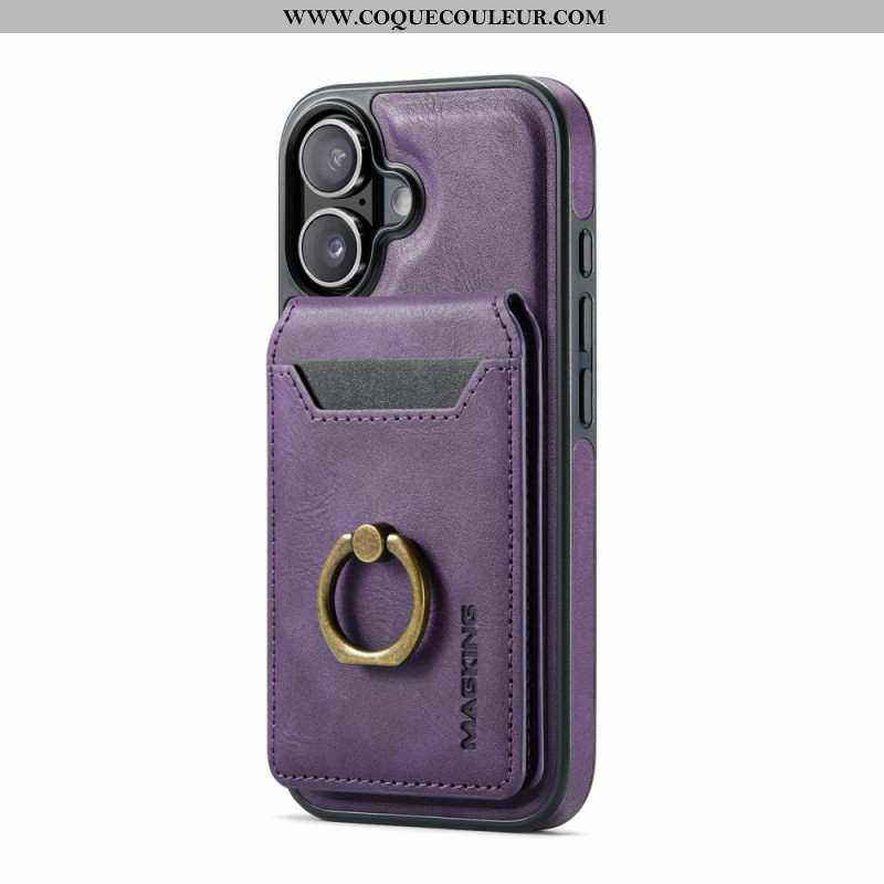 Coque iPhone 17 MagSafe avec Porte-Cartes RFID et Support Intégré