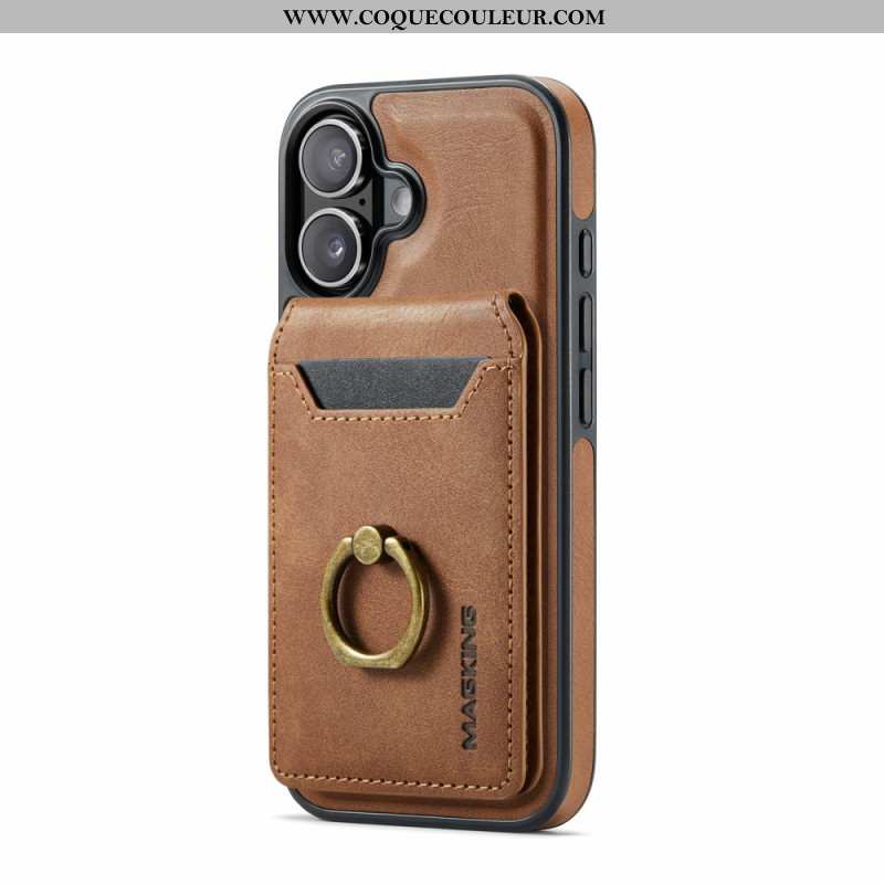 Coque iPhone 17 MagSafe avec Porte-Cartes RFID et Support Intégré