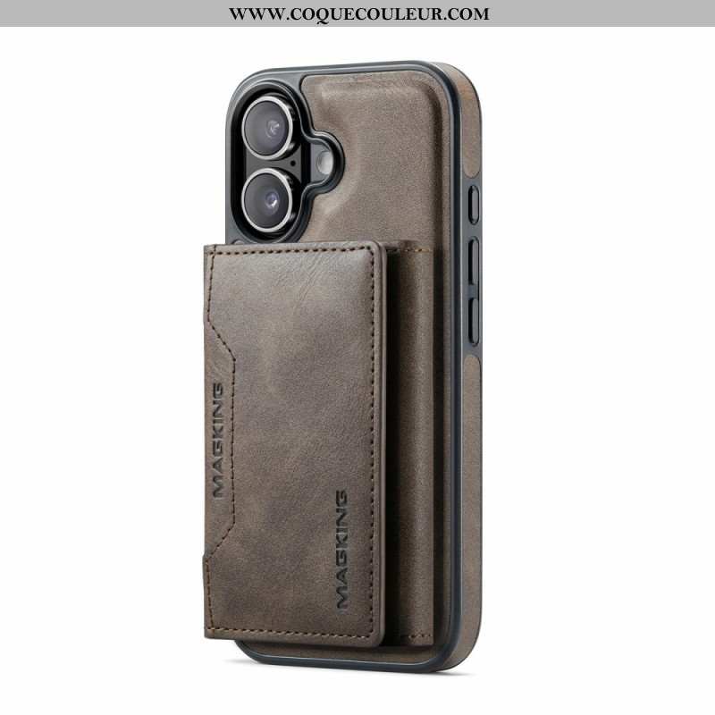 Coque iPhone 17 Compatible MagSafe Porte-Cartes Détachable MAGKING