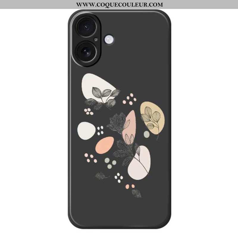 Coque pour iPhone 17 Feuilles Esquissées